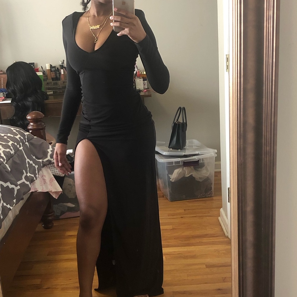 Black fashion nova gown